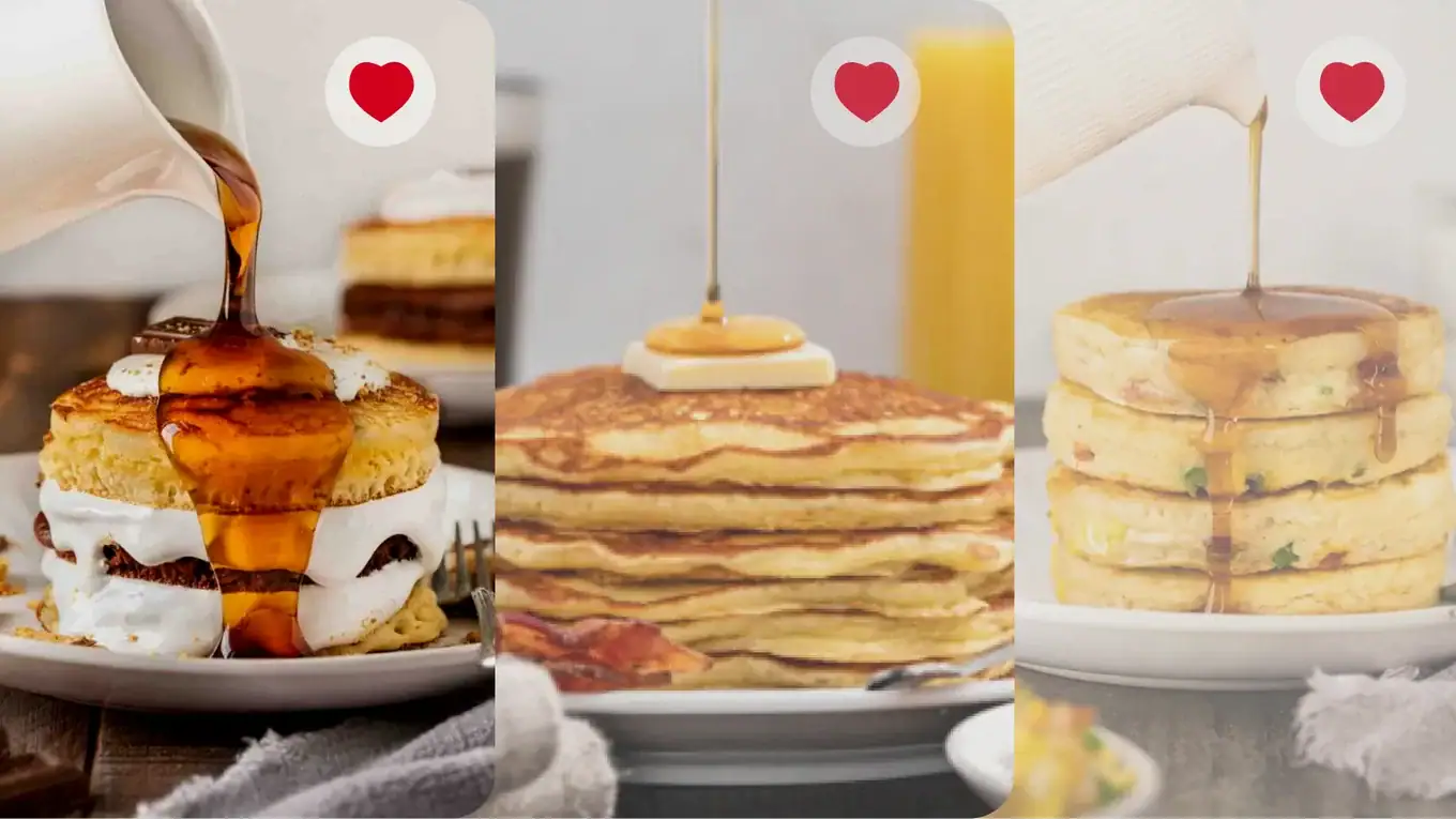 Recipe collections preview with stacked treats