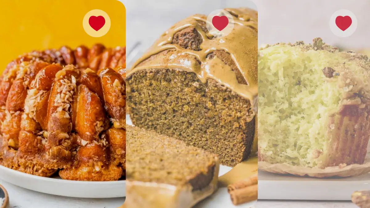 Recipe collections preview with stacked treats