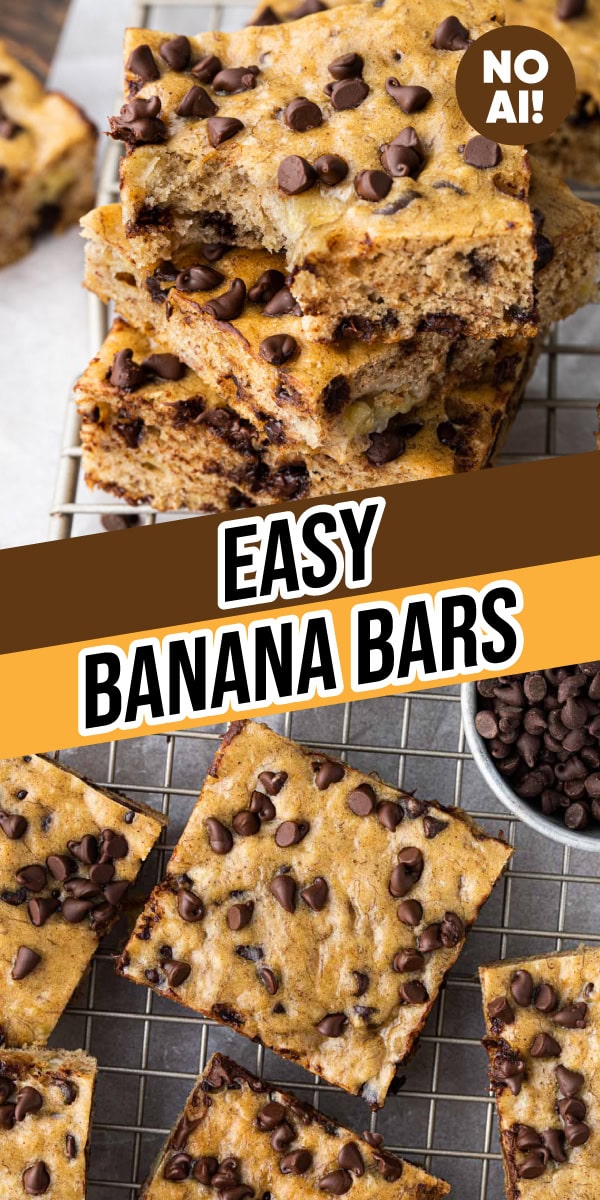 Collage with dessert bars and title in the middle