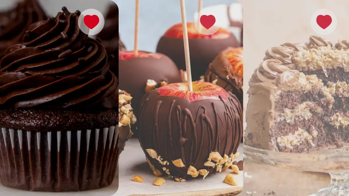 Recipe collections preview with stacked treats