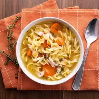 Served cooked ingredients on a table with a spoon