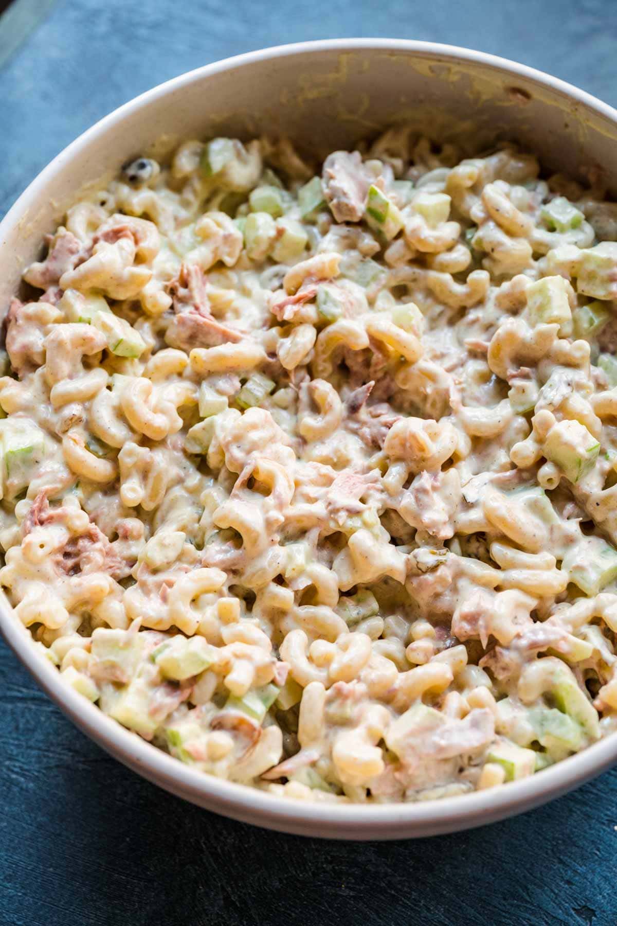 close up of pasta 