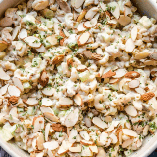 finished tuna salad in a bowl
