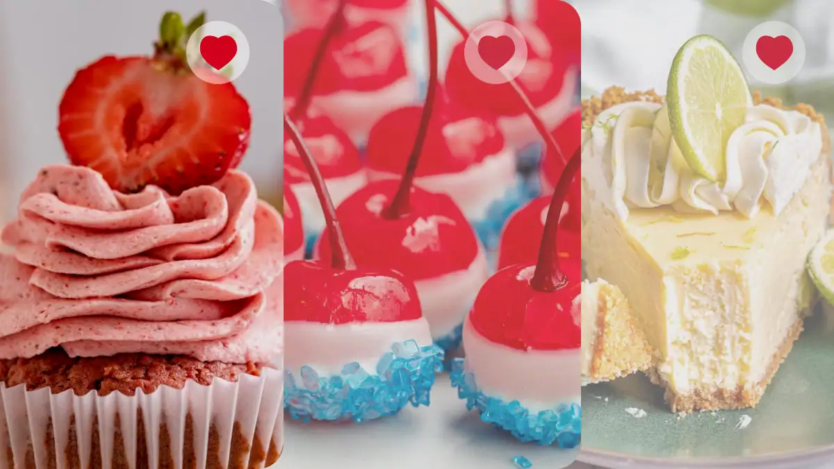 Recipe collections preview with stacked treats