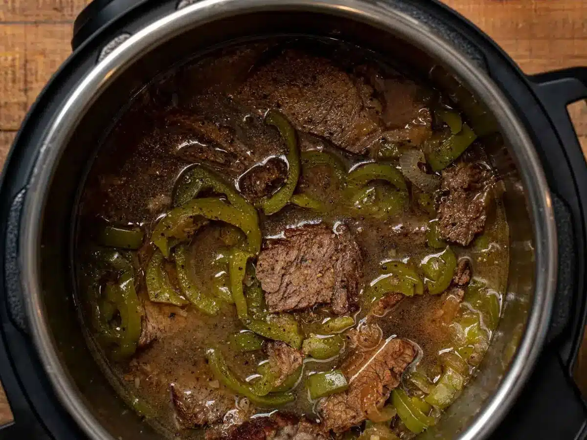 cheesesteak in insta pot