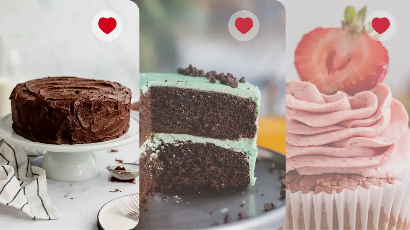 Recipe collections preview with stacked treats
