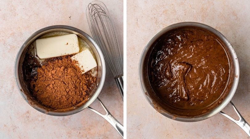 how to collage in saucepan 